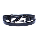 Infinity Leather Bracelet